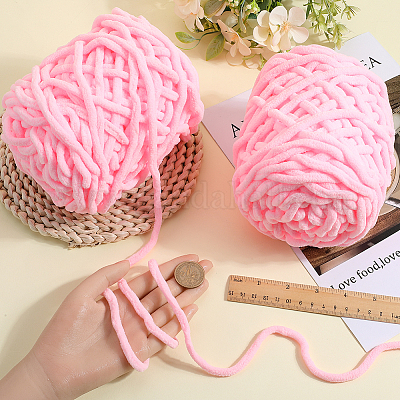 4 рулон мягкой пряжи для вязания крючком OCOR-SP0001-01C-1