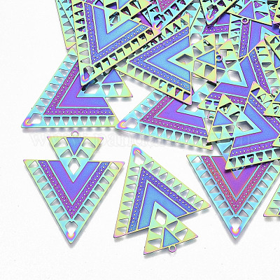 Ионное покрытие (ip) филигранные подвески из нержавеющей стали 304 STAS-S108-95-1