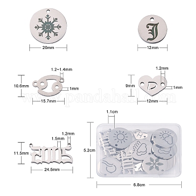 Подвески из нержавеющей стали 304 STAS-CJ0002-15-1