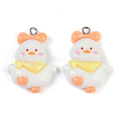 Подвески из смолы в виде петуха RESI-U004-02E-1