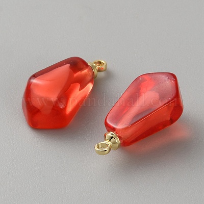 Прозрачные смоляные подвески RESI-WH0034-71A-1