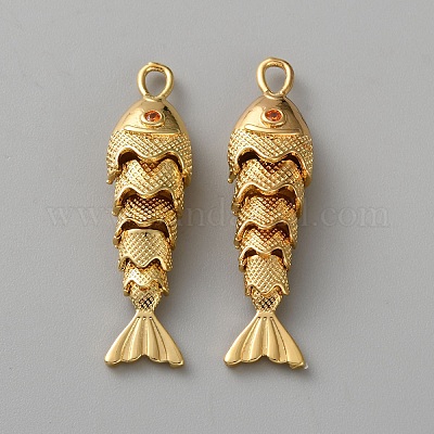 Латунные подвески&nbsp;KK-WH0816-028G-03-1