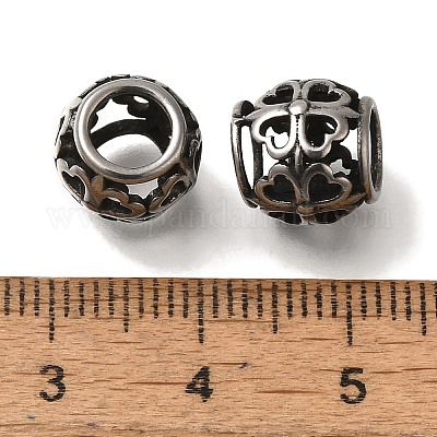 Европейские бусины из нержавеющей стали 304 STAS-D191-21A-AS-1