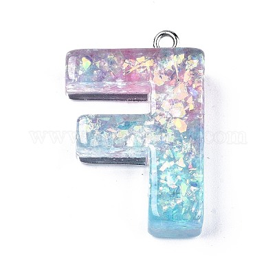 Подвески из прозрачной эпоксидной смолы CRES-S364-002F-1