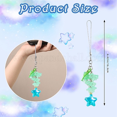 Ремешки для мобильных телефонов из латуни HJEW-SW00167-04-1