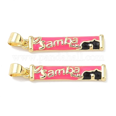 Латунь эмаль подвески&nbsp;KK-P349-12G-1