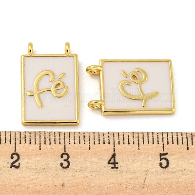 Подвески из латуни с эмалью в стойку KK-R153-11G-1