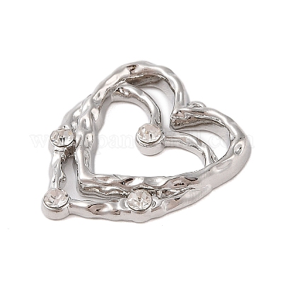 Подвески из сплава и страза FIND-Z053-07G-1