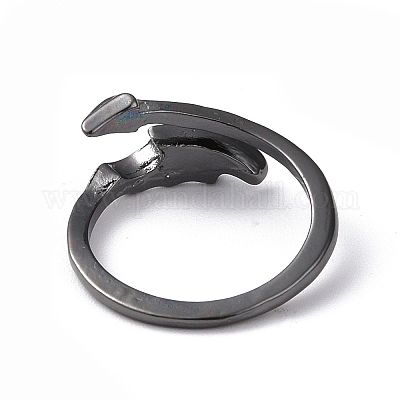 Кольцо из сплава с открытой манжетой для женщин RJEW-K239-17D-B-1