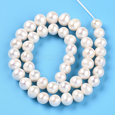 Нити из натурального культивированного пресноводного жемчуга PEAR-N016-09D-1