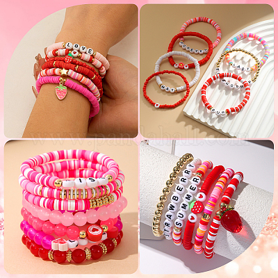 2220шт наборы бусин ccb из полимерной глины ручной работы DIY-WH20001-56-1