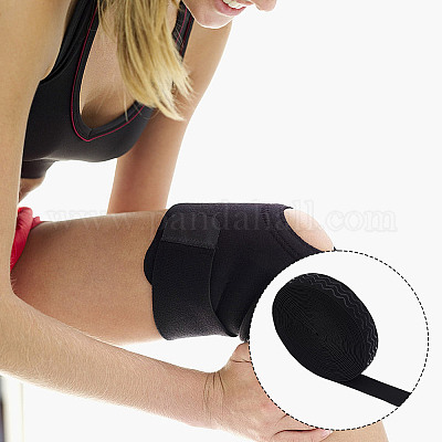 10 ярд плоского нескользящего эластичного шнура из полиэстера и спандекса&nbsp;OCOR-HY0001-45-1