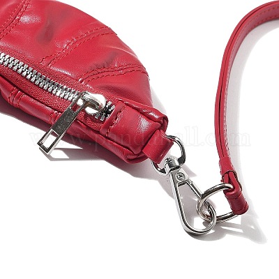 Мягкие кожаные сумки-круассаны&nbsp;AJEW-M043-04B-1