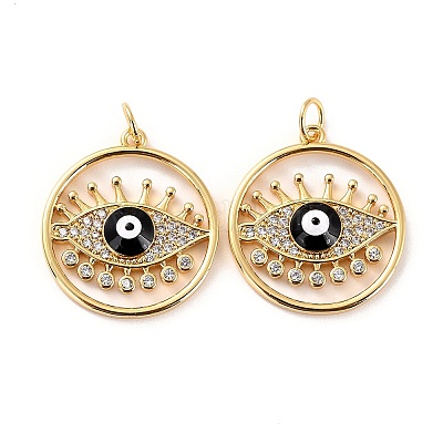 Латунные микро проложить кубического циркония подвески ZIRC-P092-028G-02-RS-1