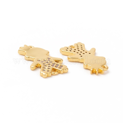 Латунные микро проложить класса AAA кубического циркония соединения ZIRC-O022-18G-A-NR-1