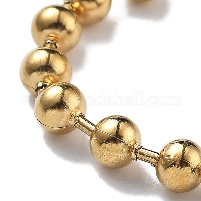 Ожерелья из шариковой цепи из нержавеющей стали 304 CHS-F009-01H-45cm-G-1