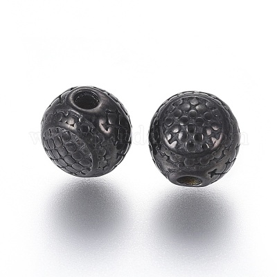 Бусины из нержавеющей стали 304&nbsp;STAS-G204-48B-1