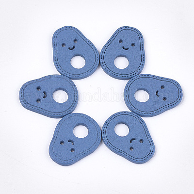 Расписные подвески из тополя WOOD-T021-30B-1