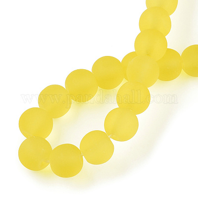 Прозрачные стеклянные бусины GLAA-T032-T8mm-MD12-1