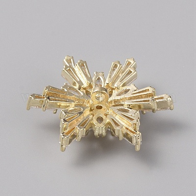 Пуговицы из латуни с 1 отверстием BUTT-WH0036-04G-1