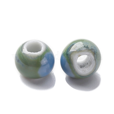 Фарфоровые бусины ручной работы PORC-D300-A24-1