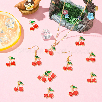 60 шт. Подвески из сплава с эмалью FIND-SC0017-33G-1