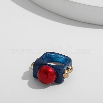 Милые кольца из смолы и пластика FS-WG19313-06-1