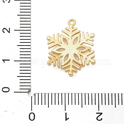 Латунные подвески с микропаве из кубического циркония KK-I380-02G-1