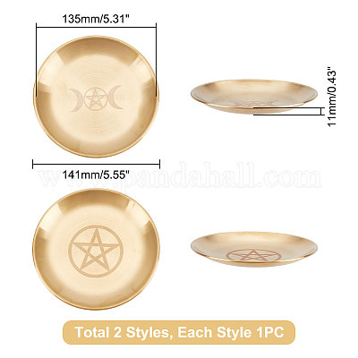 2шт 2 подсвечника из нержавеющей стали 201 AJEW-UN0001-41A-1