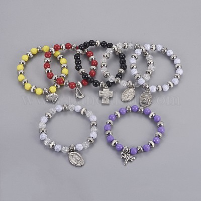 Wholesale 304 Stainless Steel Charm Bracelets 