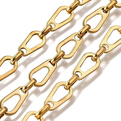 Ионное покрытие (ip) 304 нержавеющая сталь каплевидные звенья цепи CHS-S012-09G-1