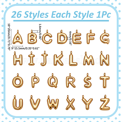 26 шт. 26 стиля подвески из нержавеющей стали 304 STAS-WR0001-37G-1