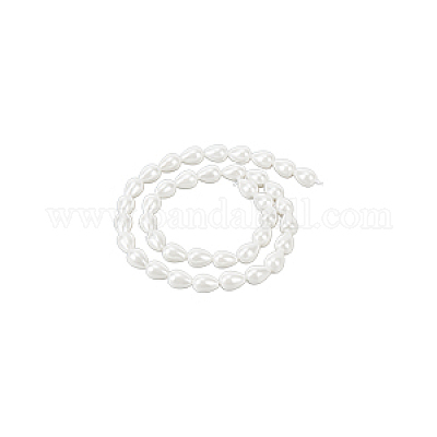 1 нить полированных ракушечных жемчужных бусин BSHE-NB0001-32-1