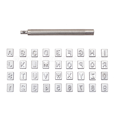 Набор инструментов для штамповки букв a ~ z и номер 0~9 TOOL-PH0016-85-1