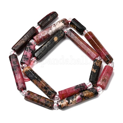 Природные родонит бисер нитей G-D353-A08-1