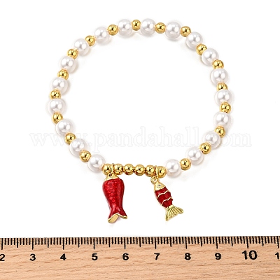 Латунные браслеты из кубического циркония BJEW-K278-03G-1