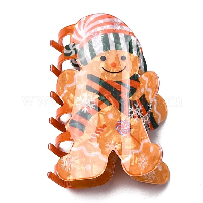 Рождественские заколки-коготки из ПВХ для женщин и девочек PHAR-Z007-01B-1