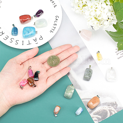 Природные смешанные подвески драгоценных камней G-PH0001-07-1