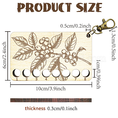 8-позиционные деревянные лотки для хранения ниток для вышивания TOOL-WH0056-025-1