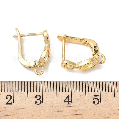 Латунная фурнитура для хооп серег KK-G536-10G-1
