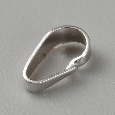 925 держатели кулонов из чистого серебра STER-WH0026-08P-1