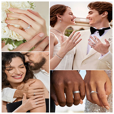 1 шт. латунные кольца с микропаве из кубического циркония&nbsp;RJEW-LP0001-19-1