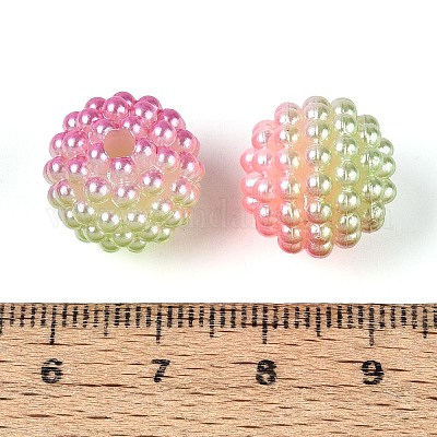 Имитация жемчуга акриловые&nbsp;OACR-T004-15mm-06-1