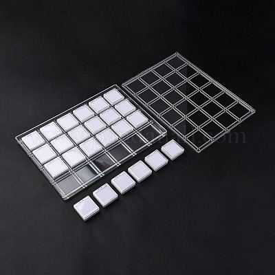 4-рядный 6-сеточный акриловый органайзер для хранения коробок CON-R030-05-1