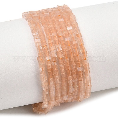 Натуральный Sunstone бисер пряди G-K399-B06-01-1