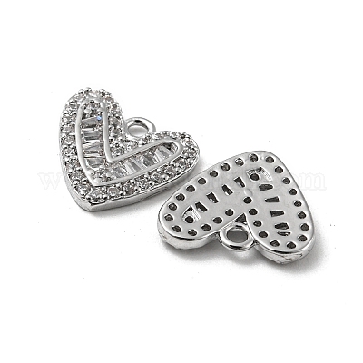 Латунные микро проложить кубического циркония подвески KK-H460-48P-1