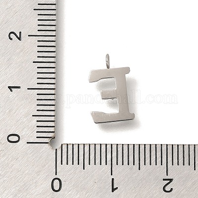 Подвески из нержавеющей стали 304 с микропаве из кубического циркония STAS-H228-06P-E-1