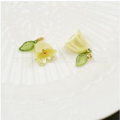 Подвески из непрозрачной смолы CRES-CJC0009-05G-04-1