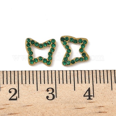 Кабошоны из стразов из нержавеющей стали 304 STAS-A057-04G-H02-1