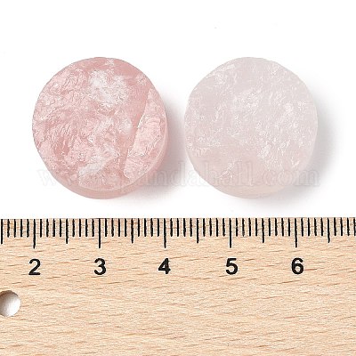Природного розового кварца кабошонов G-K338-39D-02-1